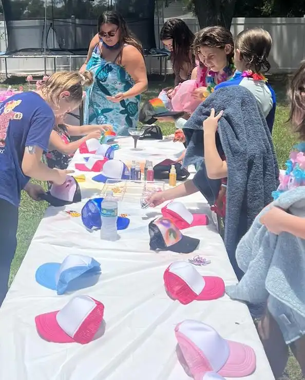 Hat Decorating Party Table - Image 9