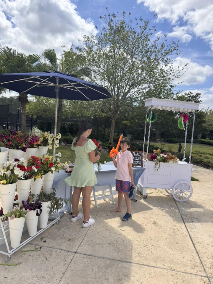 Cart Rentals: Champagne, Snack & Candy, Flower Cart - Image 7